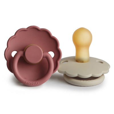Kit De Chupetas Frigg Daisy Natural Mushie Powder Blush e Cream - Design Exclusivo